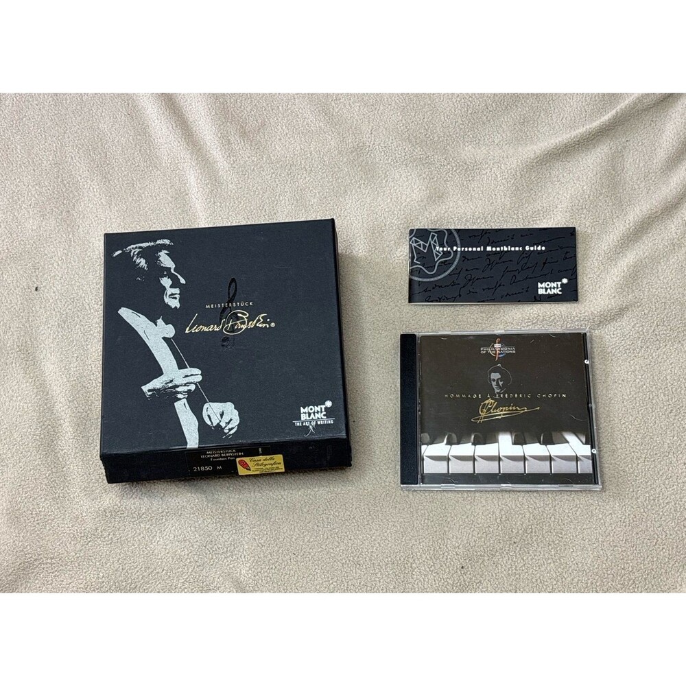 Montblanc Leonard Bernstein Limited Edition Box and CD Only NO PEN 21850